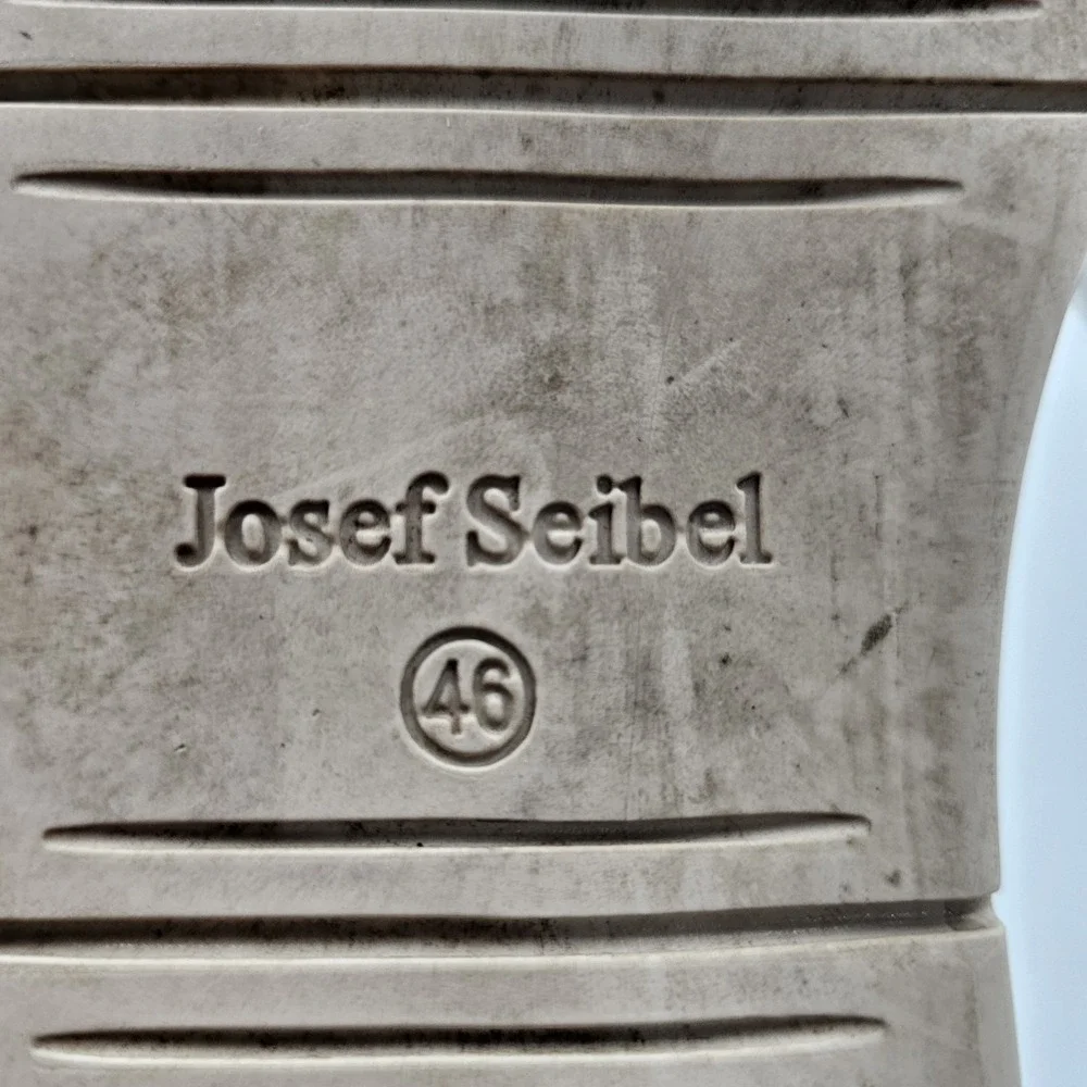 Josef Seibel Men's Size 46/ 12 US EUC Tyler Brown Leather Lace Up Chukka Boots